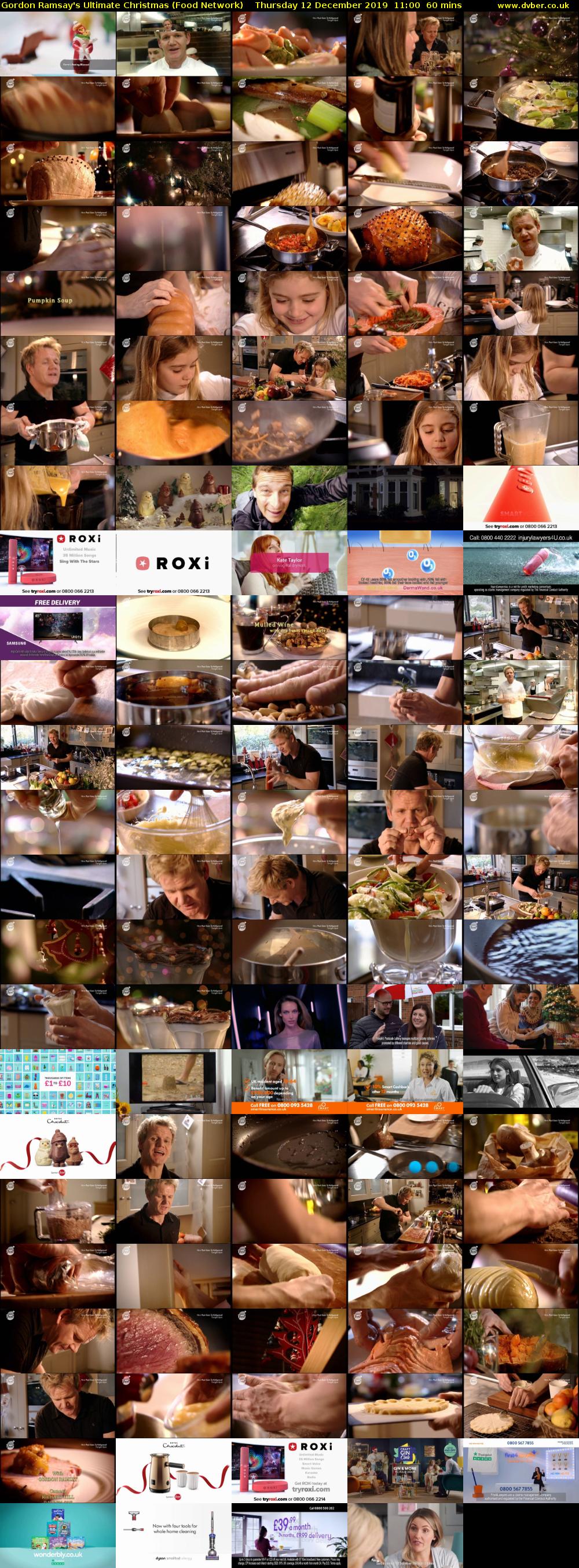 Gordon Ramsay's Ultimate Christmas (Food Network) Thursday 12 December 2019 11:00 - 12:00