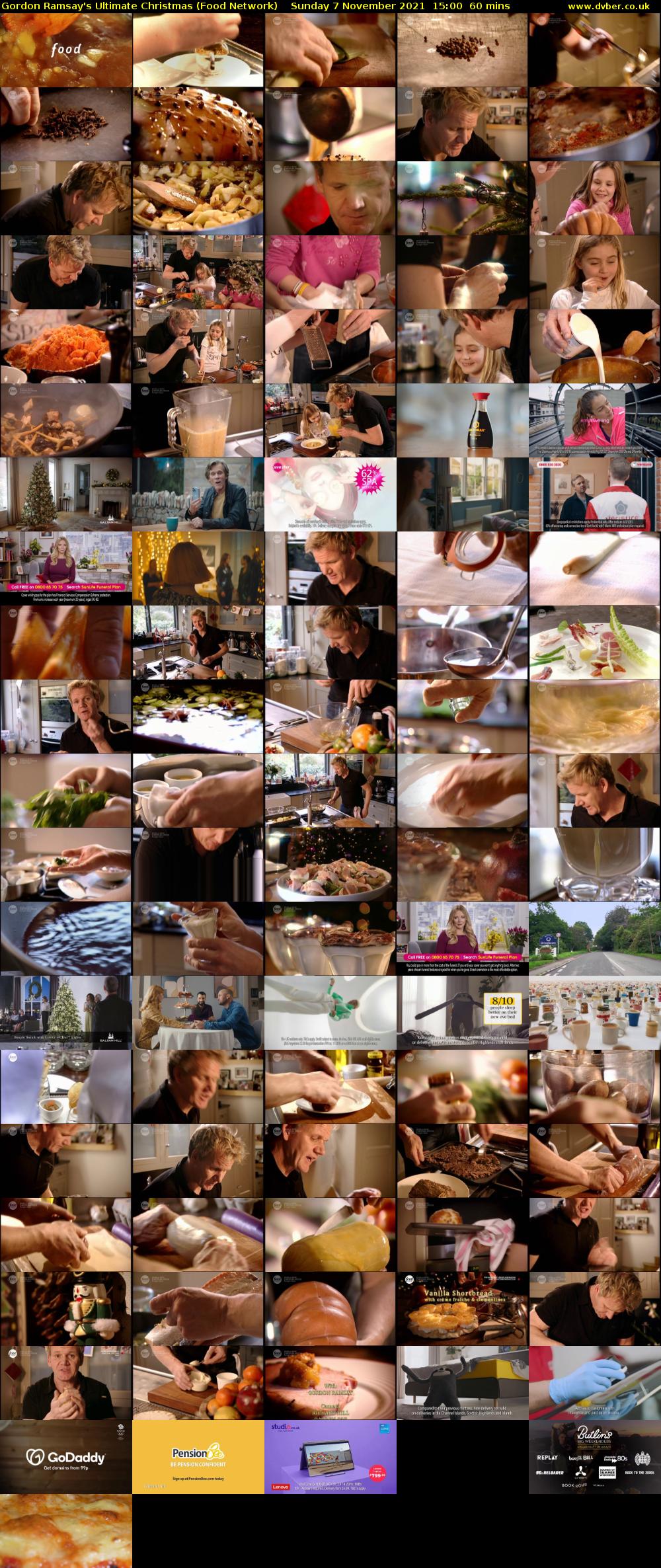 Gordon Ramsay's Ultimate Christmas (Food Network) Sunday 7 November 2021 15:00 - 16:00