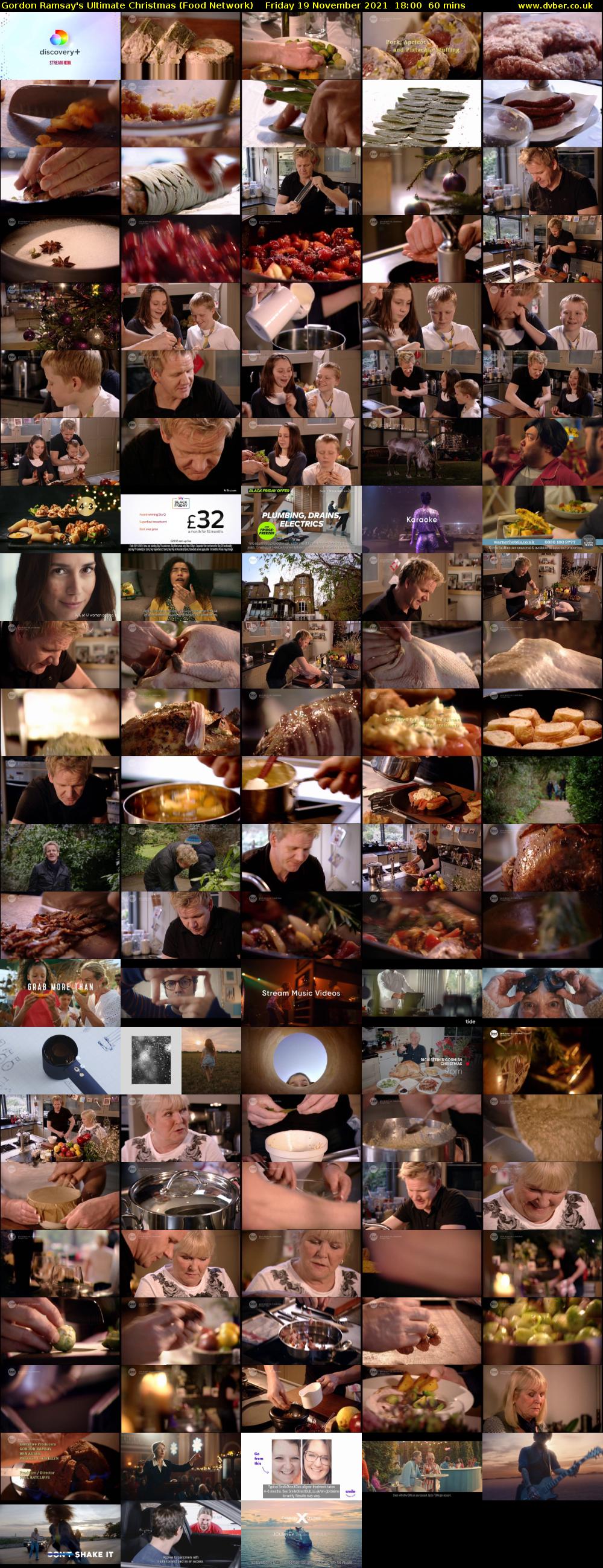 Gordon Ramsay's Ultimate Christmas (Food Network) Friday 19 November 2021 18:00 - 19:00