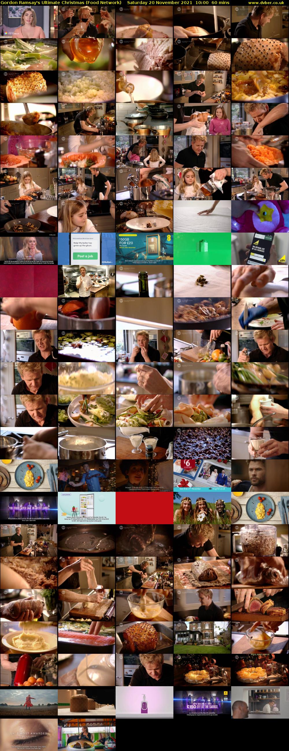 Gordon Ramsay's Ultimate Christmas (Food Network) Saturday 20 November 2021 10:00 - 11:00