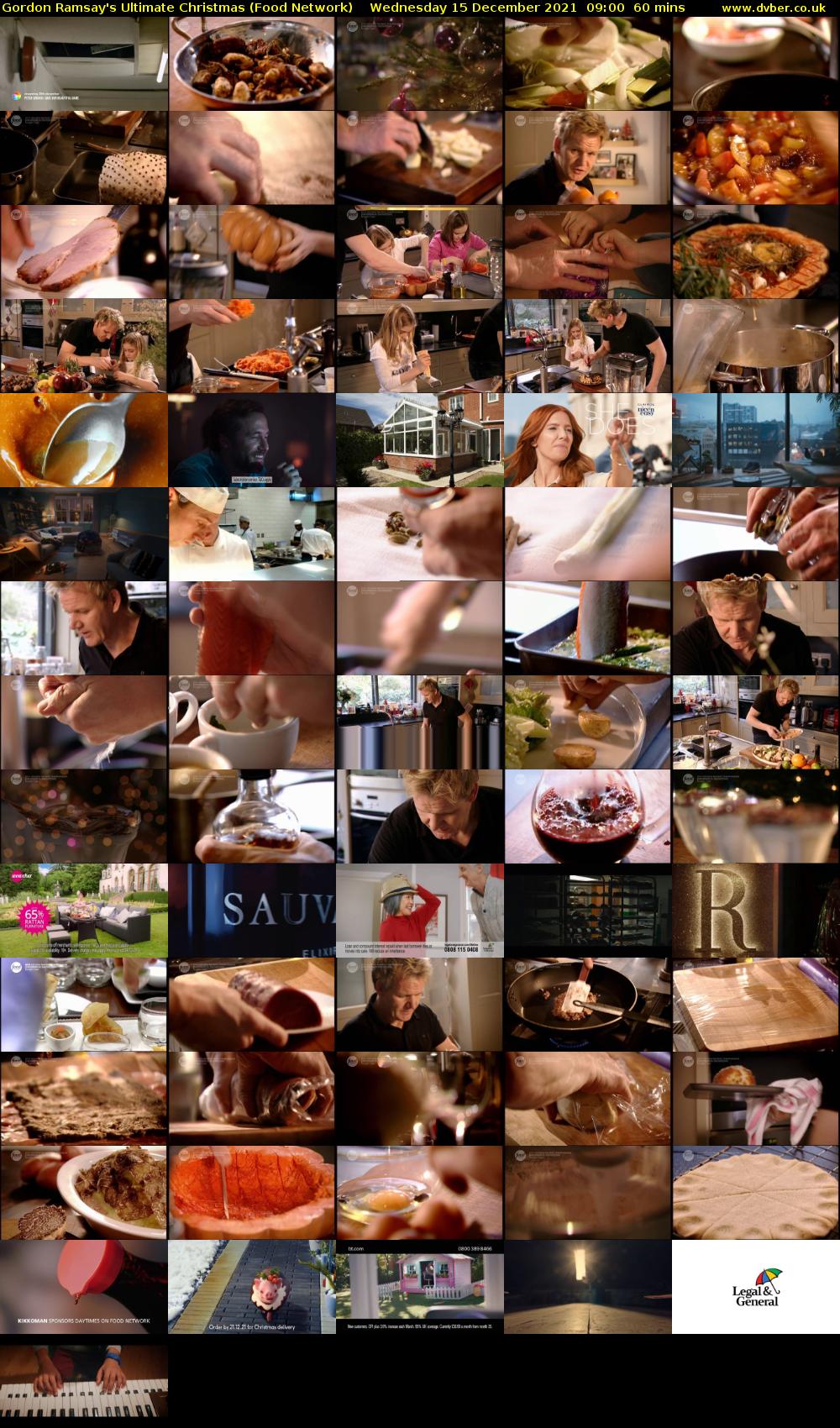 Gordon Ramsay's Ultimate Christmas (Food Network) Wednesday 15 December 2021 09:00 - 10:00