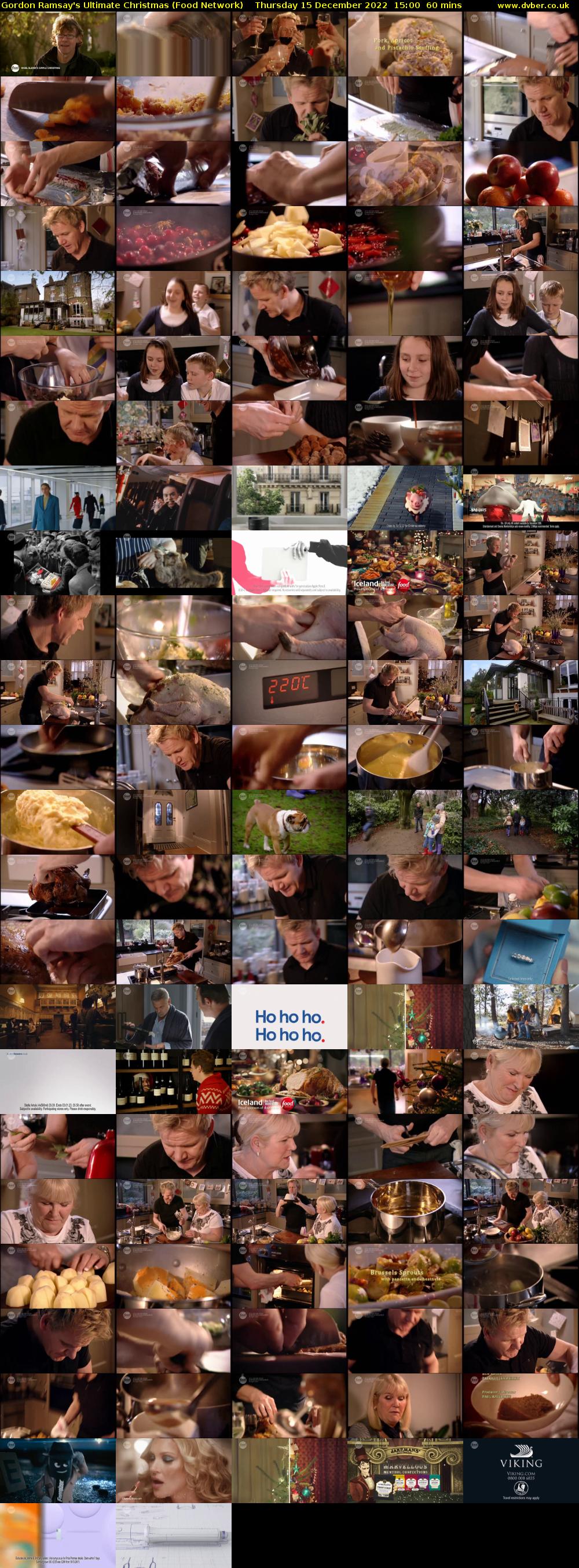 Gordon Ramsay's Ultimate Christmas (Food Network) Thursday 15 December 2022 15:00 - 16:00