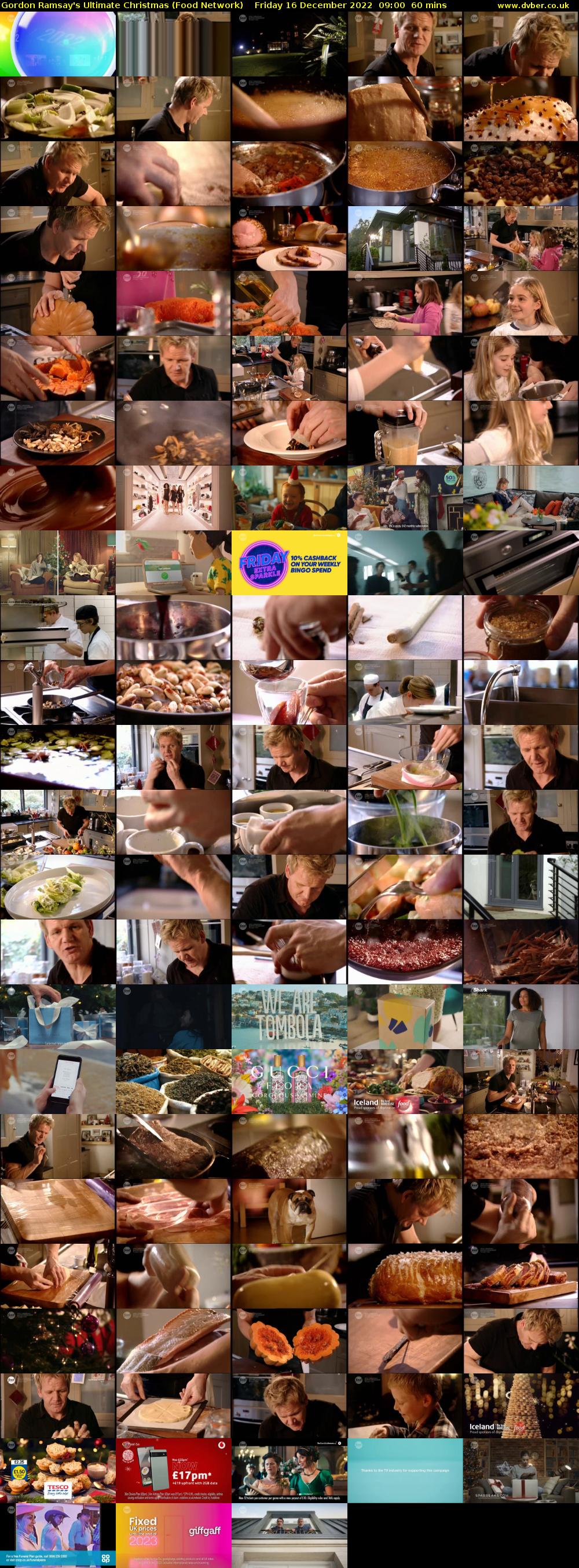 Gordon Ramsay's Ultimate Christmas (Food Network) Friday 16 December 2022 09:00 - 10:00