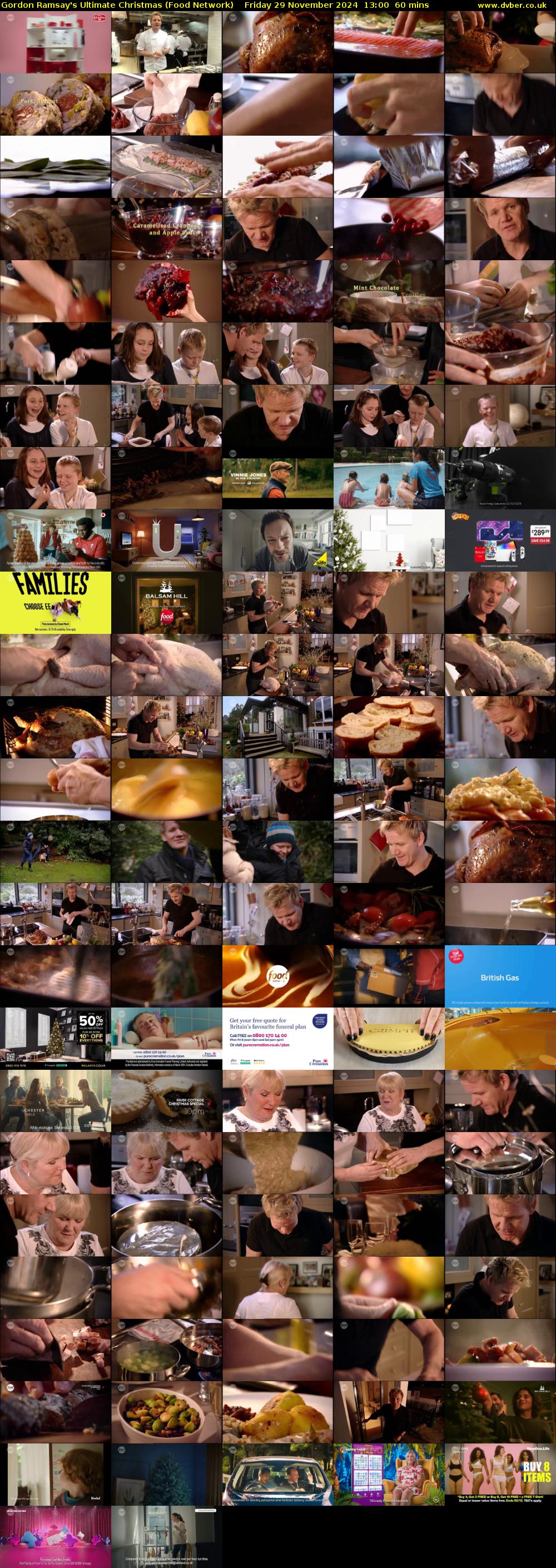Gordon Ramsay's Ultimate Christmas (Food Network) Friday 29 November 2024 13:00 - 14:00