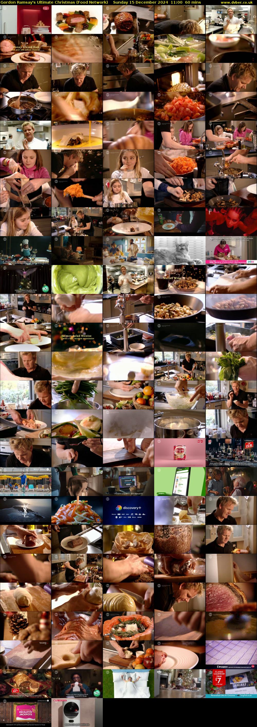 Gordon Ramsay's Ultimate Christmas (Food Network) Sunday 15 December 2024 11:00 - 12:00
