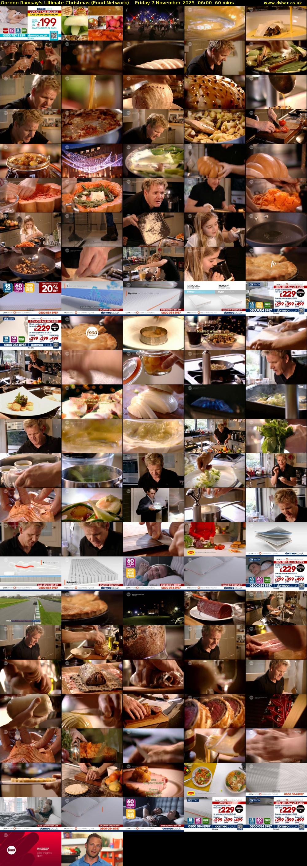 Gordon Ramsay's Ultimate Christmas (Food Network) Friday 7 November 2025 06:00 - 07:00