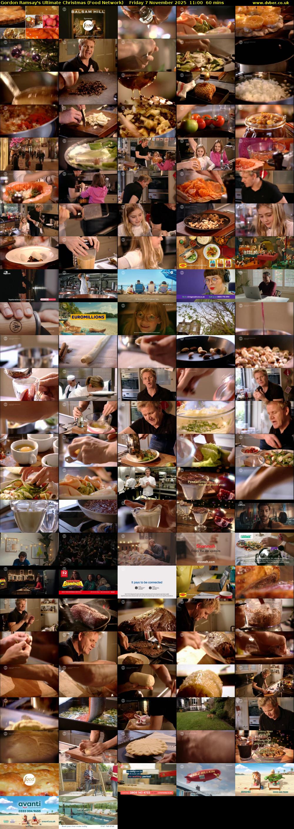 Gordon Ramsay's Ultimate Christmas (Food Network) Friday 7 November 2025 11:00 - 12:00