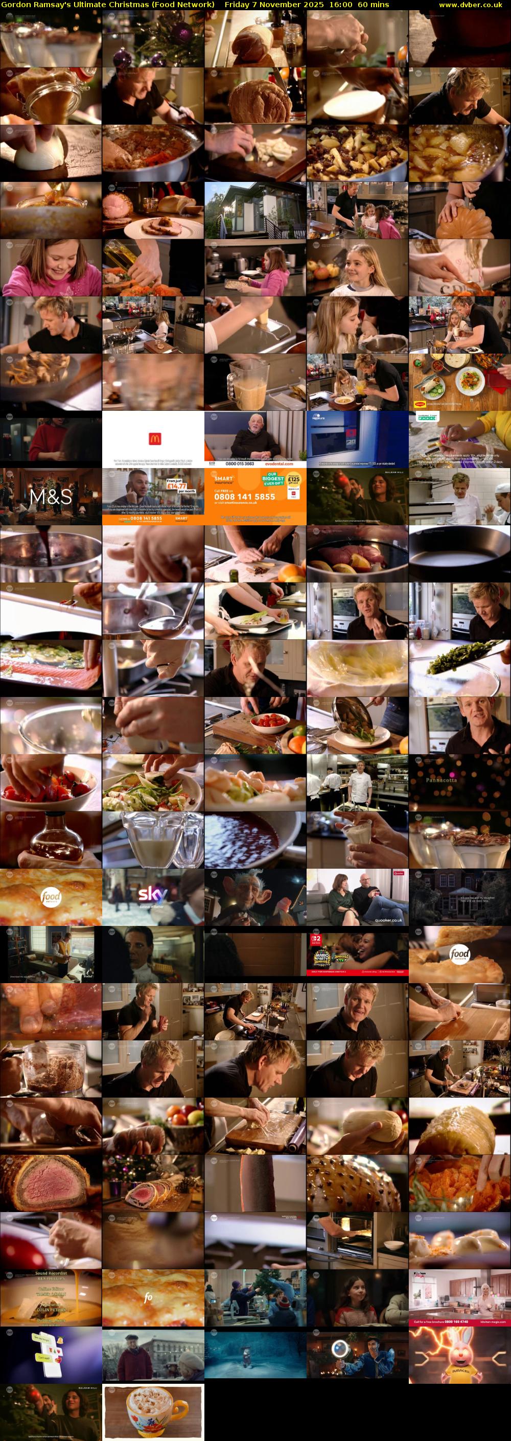 Gordon Ramsay's Ultimate Christmas (Food Network) Friday 7 November 2025 16:00 - 17:00