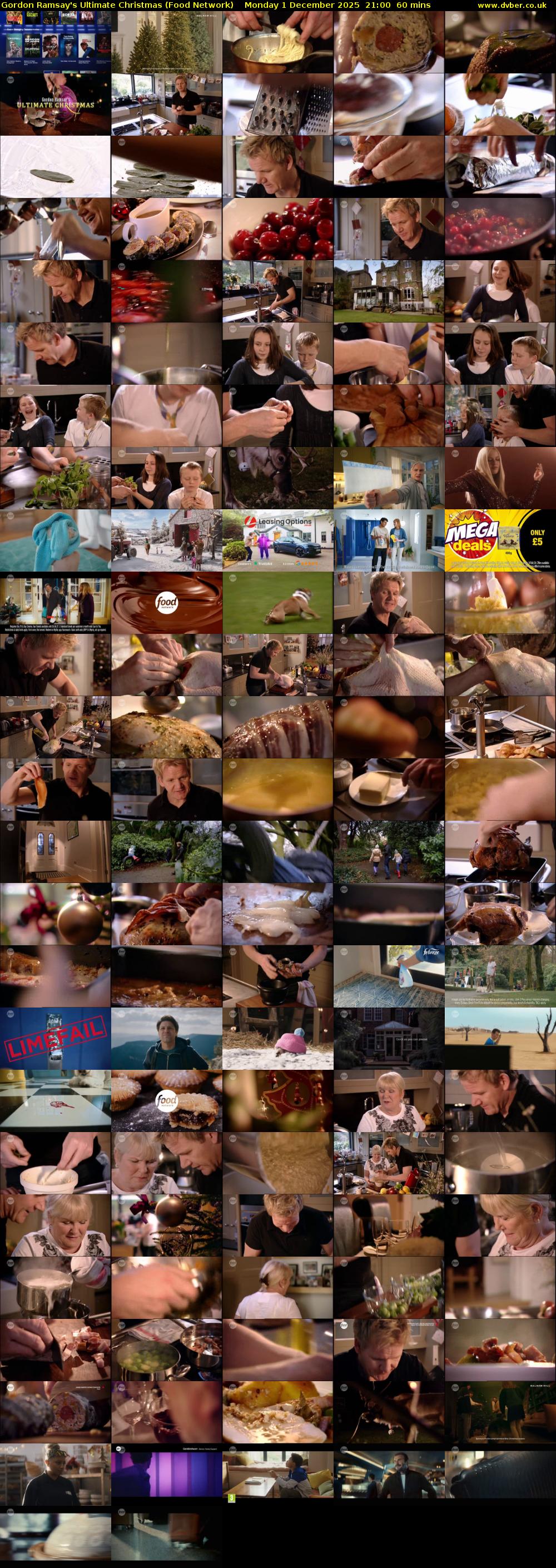 Gordon Ramsay's Ultimate Christmas (Food Network) Monday 1 December 2025 21:00 - 22:00
