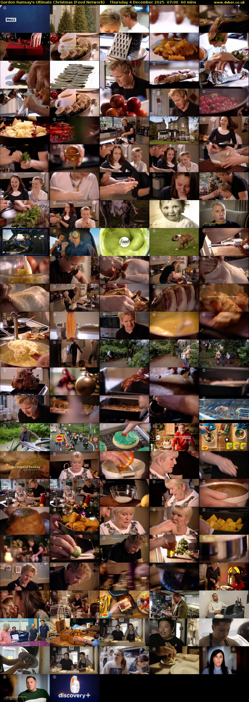 Gordon Ramsay's Ultimate Christmas (Food Network) Thursday 4 December 2025 07:00 - 08:00