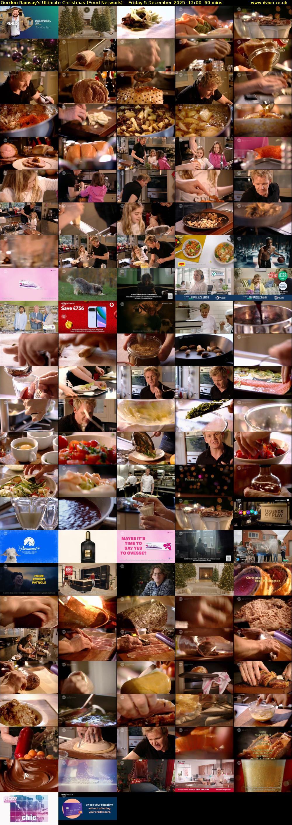 Gordon Ramsay's Ultimate Christmas (Food Network) Friday 5 December 2025 12:00 - 13:00