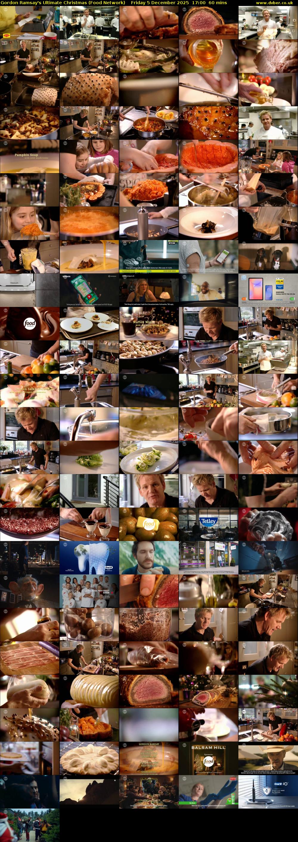 Gordon Ramsay's Ultimate Christmas (Food Network) Friday 5 December 2025 17:00 - 18:00