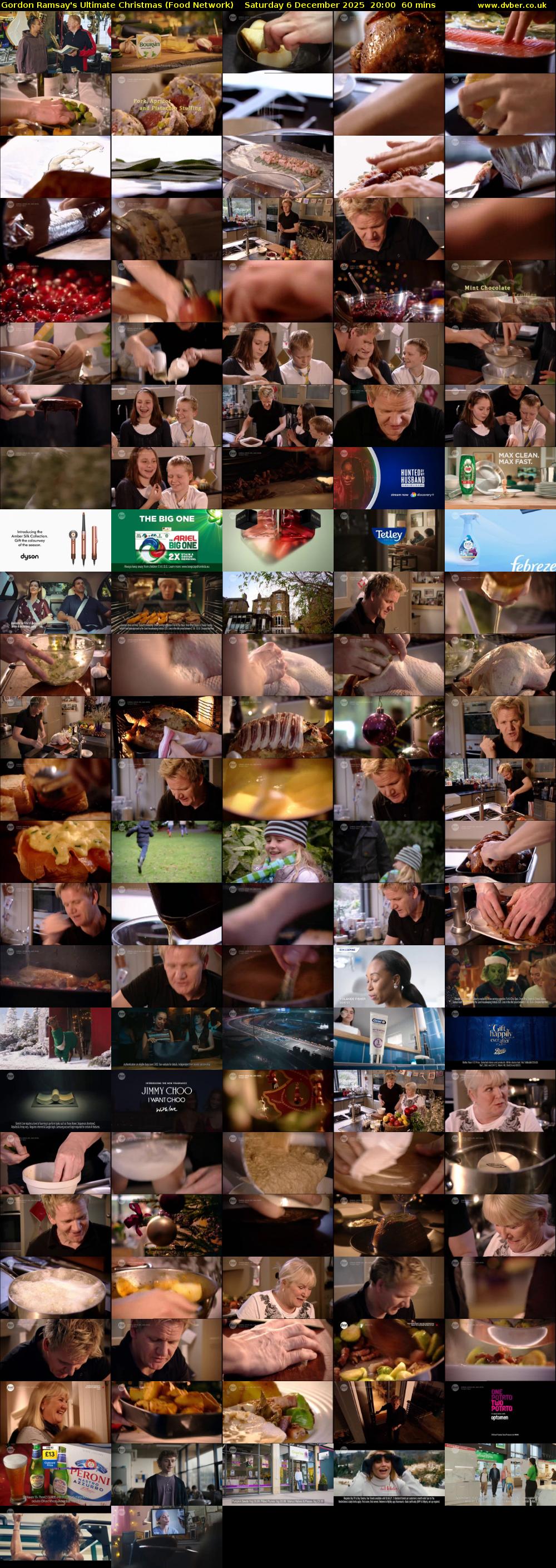 Gordon Ramsay's Ultimate Christmas (Food Network) Saturday 6 December 2025 20:00 - 21:00