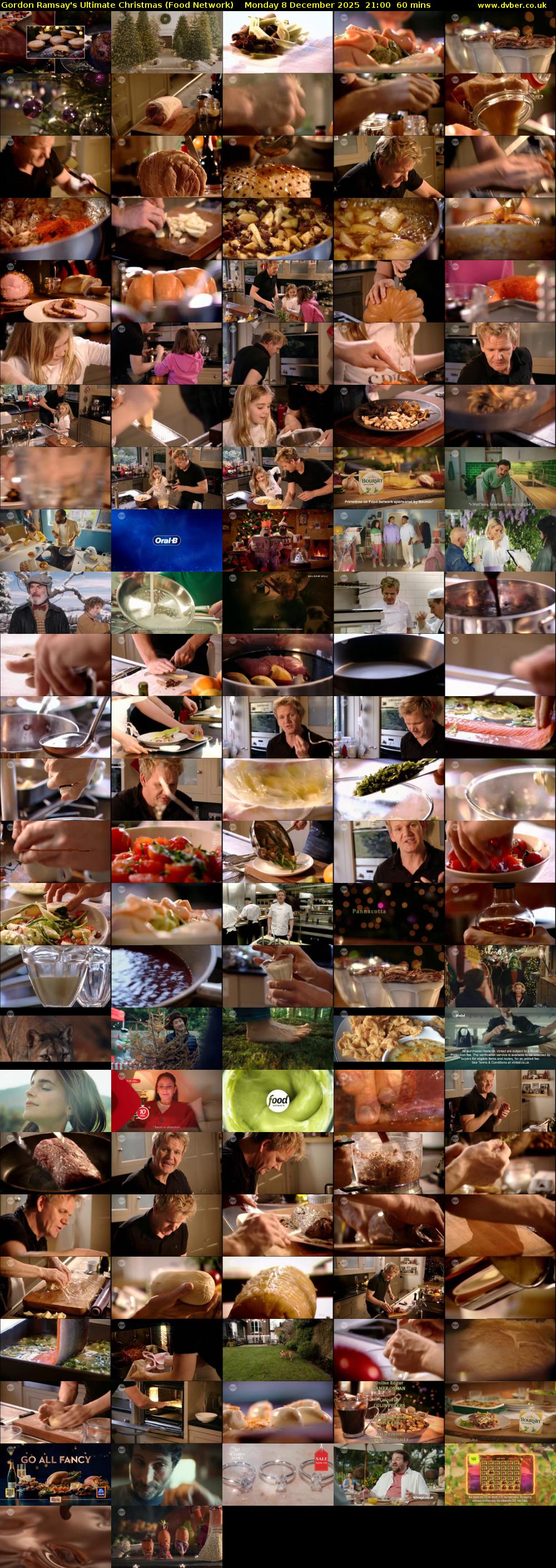 Gordon Ramsay's Ultimate Christmas (Food Network) Monday 8 December 2025 21:00 - 22:00