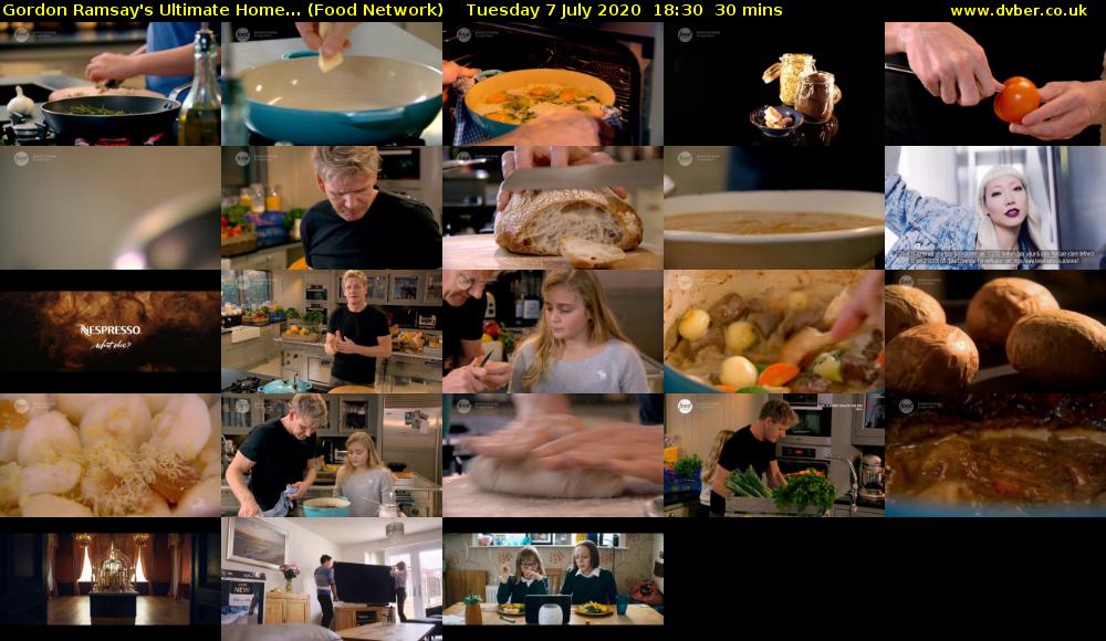 Gordon Ramsay's Ultimate Home... (Food Network) Tuesday 7 July 2020 18:30 - 19:00