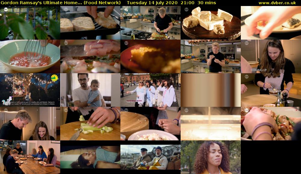 Gordon Ramsay's Ultimate Home... (Food Network) Tuesday 14 July 2020 21:00 - 21:30