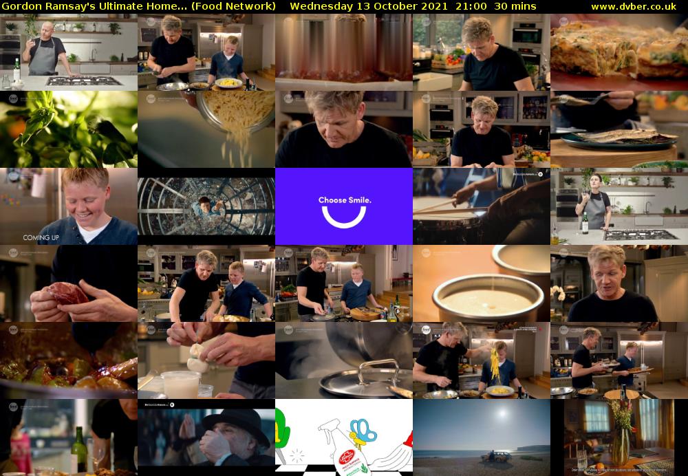 Gordon Ramsay's Ultimate Home... (Food Network) Wednesday 13 October 2021 21:00 - 21:30