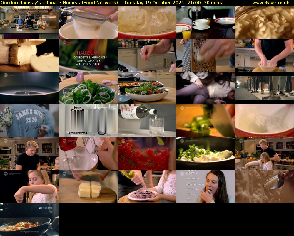 Gordon Ramsay's Ultimate Home... (Food Network) Tuesday 19 October 2021 21:00 - 21:30