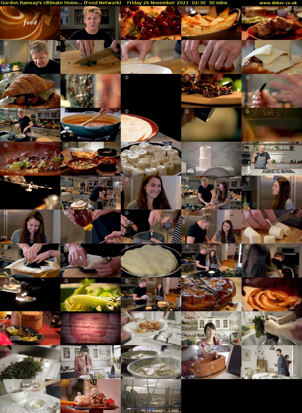Gordon Ramsay's Ultimate Home... (Food Network) Friday 26 November 2021 02:30 - 03:00