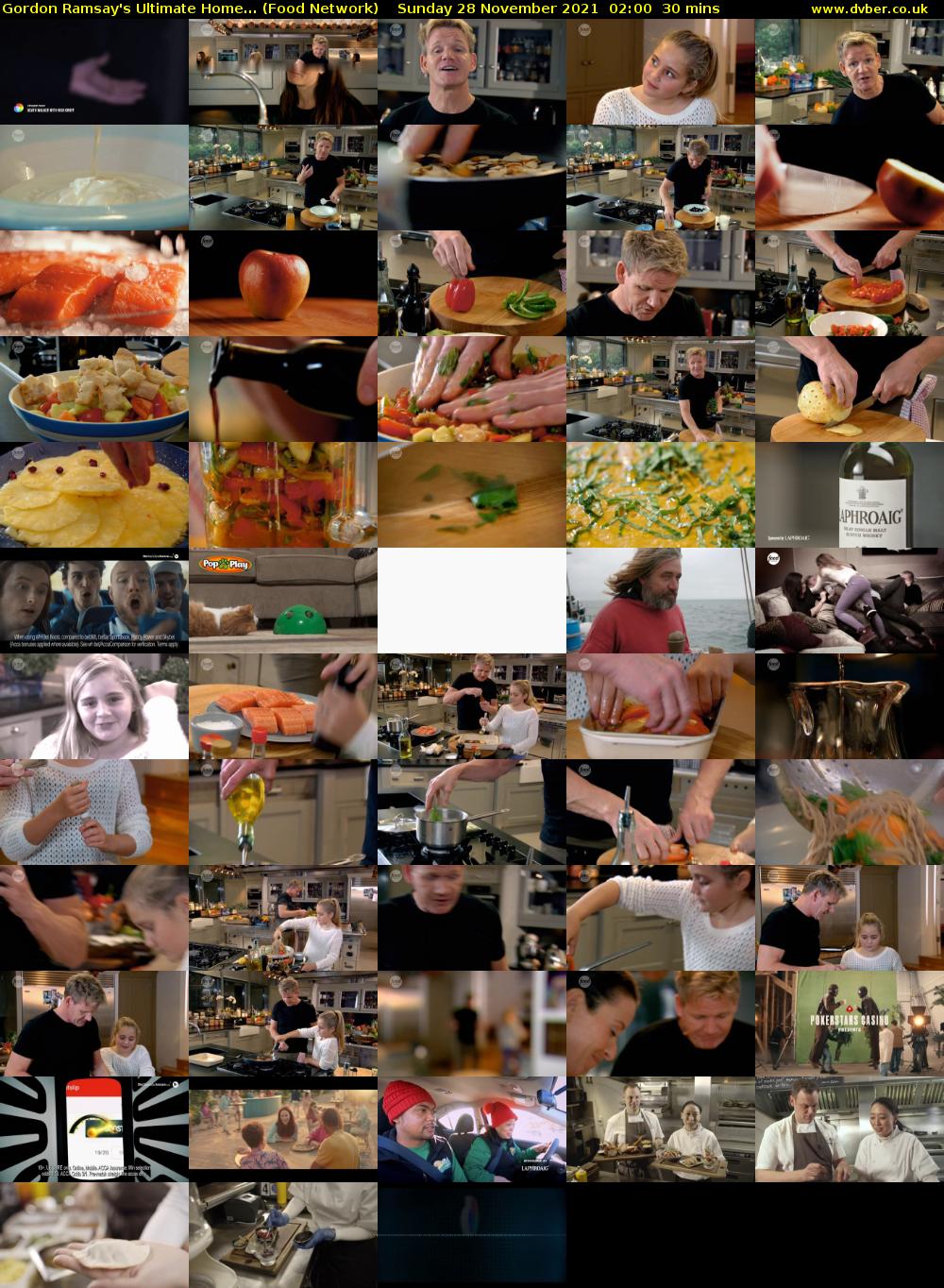 Gordon Ramsay's Ultimate Home... (Food Network) Sunday 28 November 2021 02:00 - 02:30
