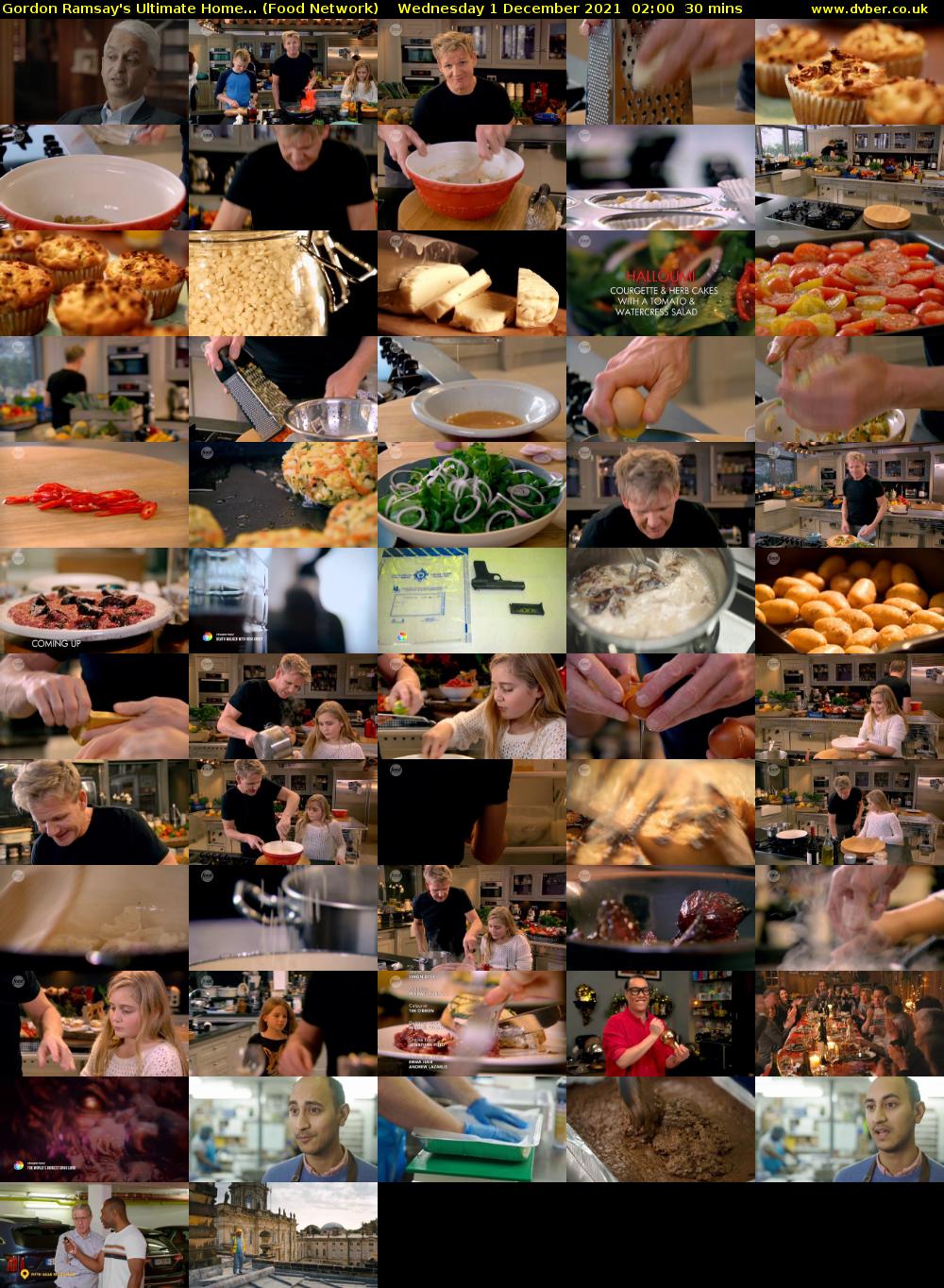 Gordon Ramsay's Ultimate Home... (Food Network) Wednesday 1 December 2021 02:00 - 02:30