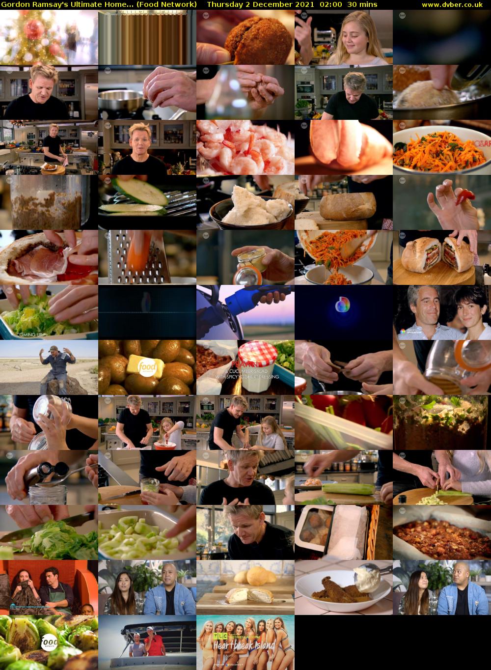 Gordon Ramsay's Ultimate Home... (Food Network) Thursday 2 December 2021 02:00 - 02:30