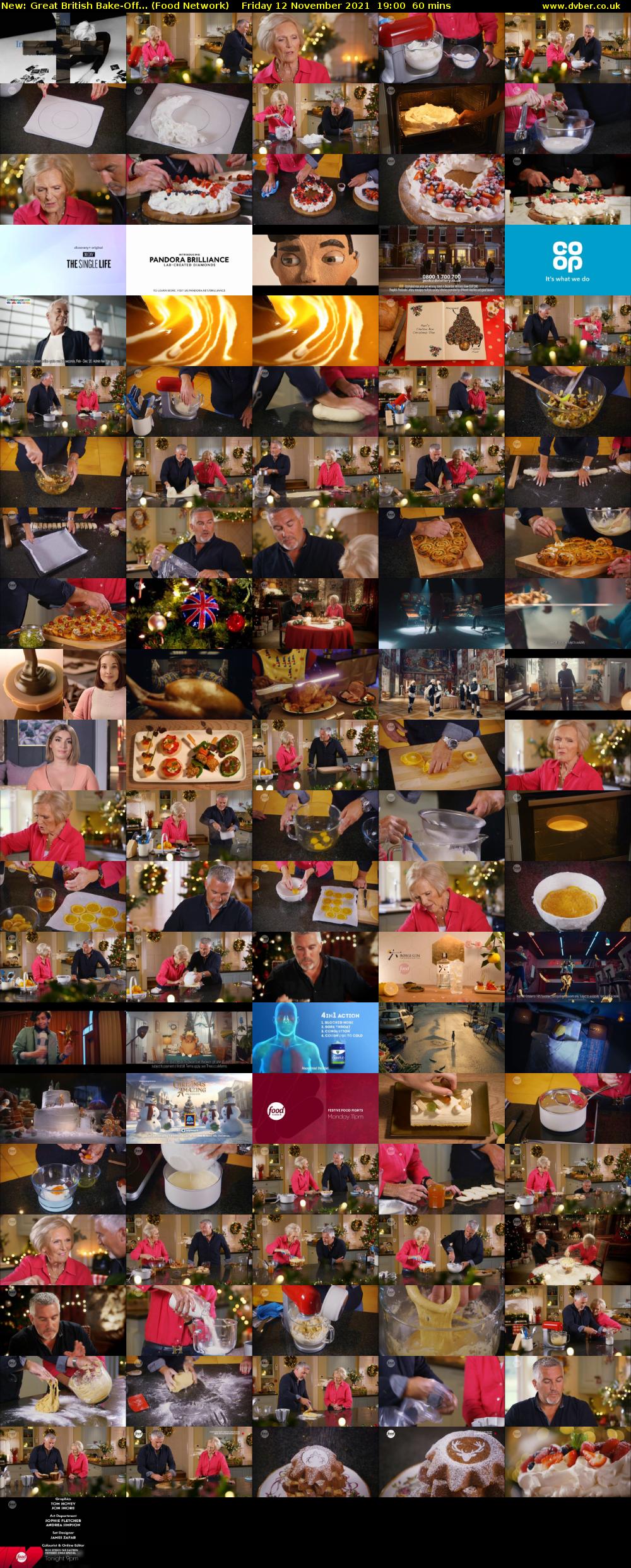 Great British Bake-Off... (Food Network) Friday 12 November 2021 19:00 - 20:00