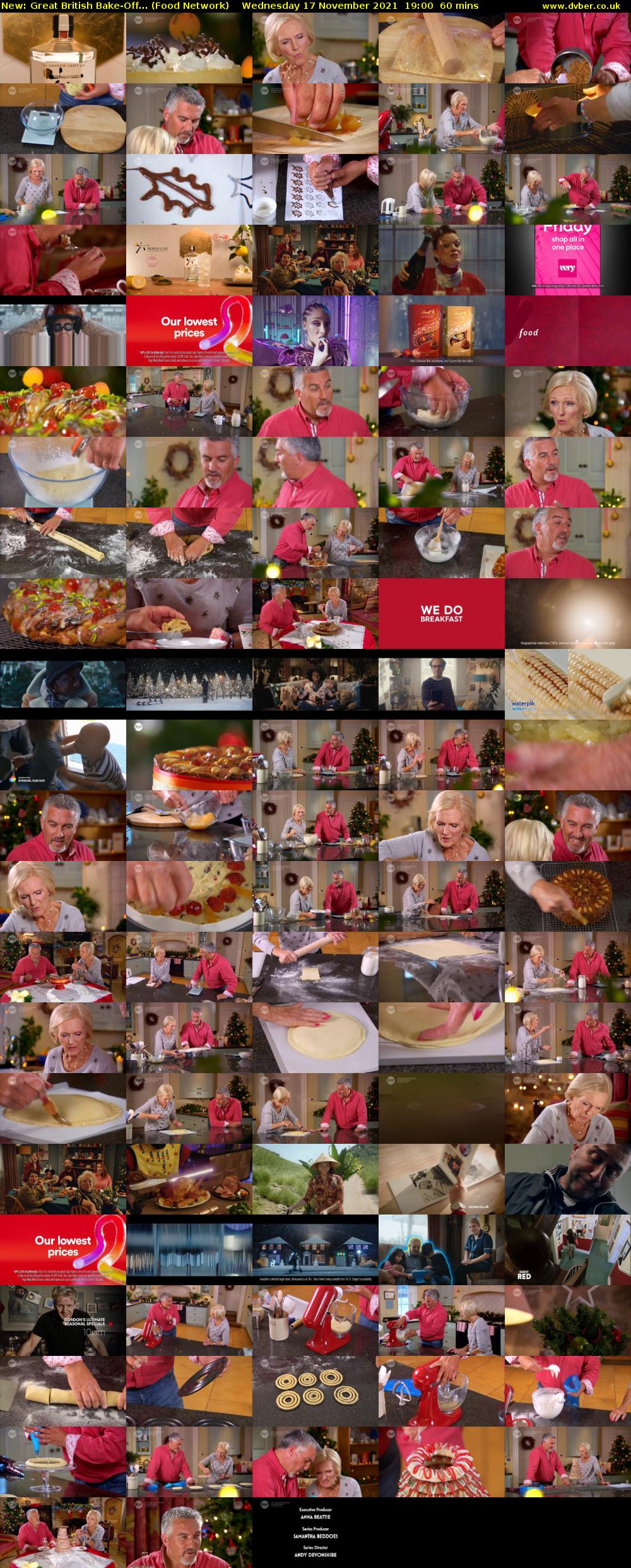 Great British Bake-Off... (Food Network) Wednesday 17 November 2021 19:00 - 20:00