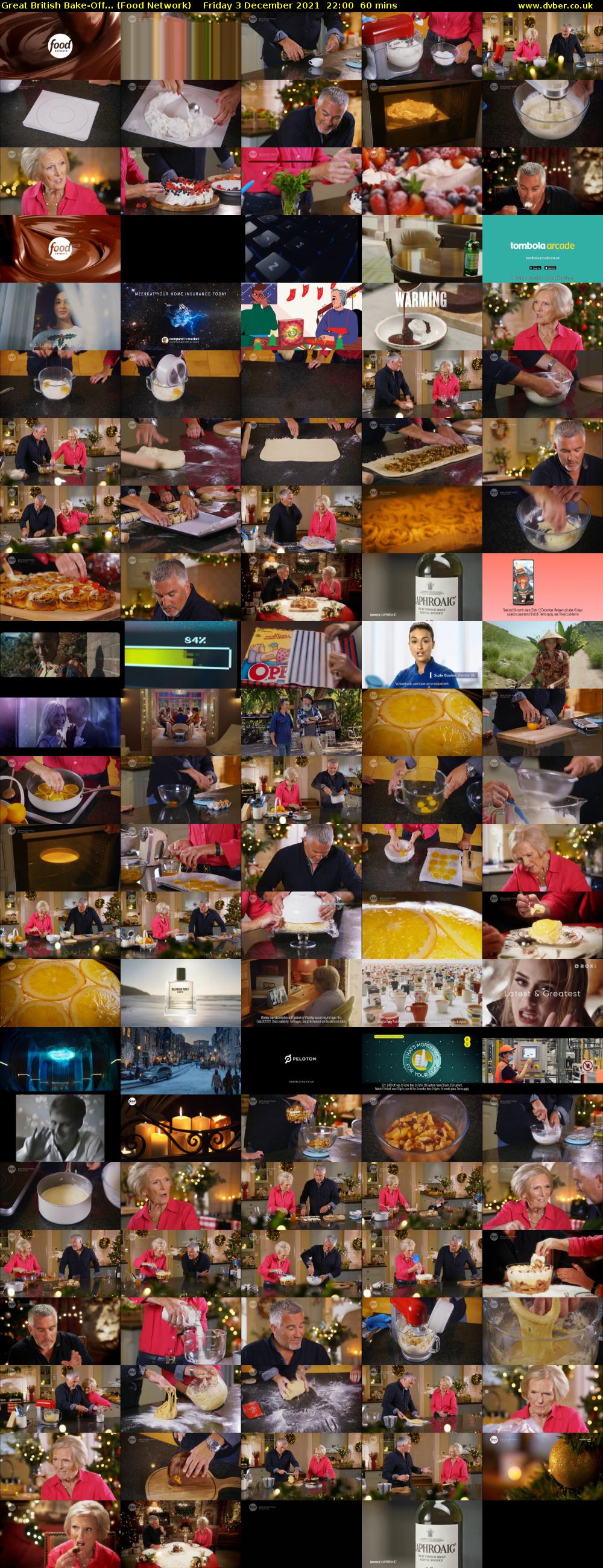 Great British Bake-Off... (Food Network) Friday 3 December 2021 22:00 - 23:00