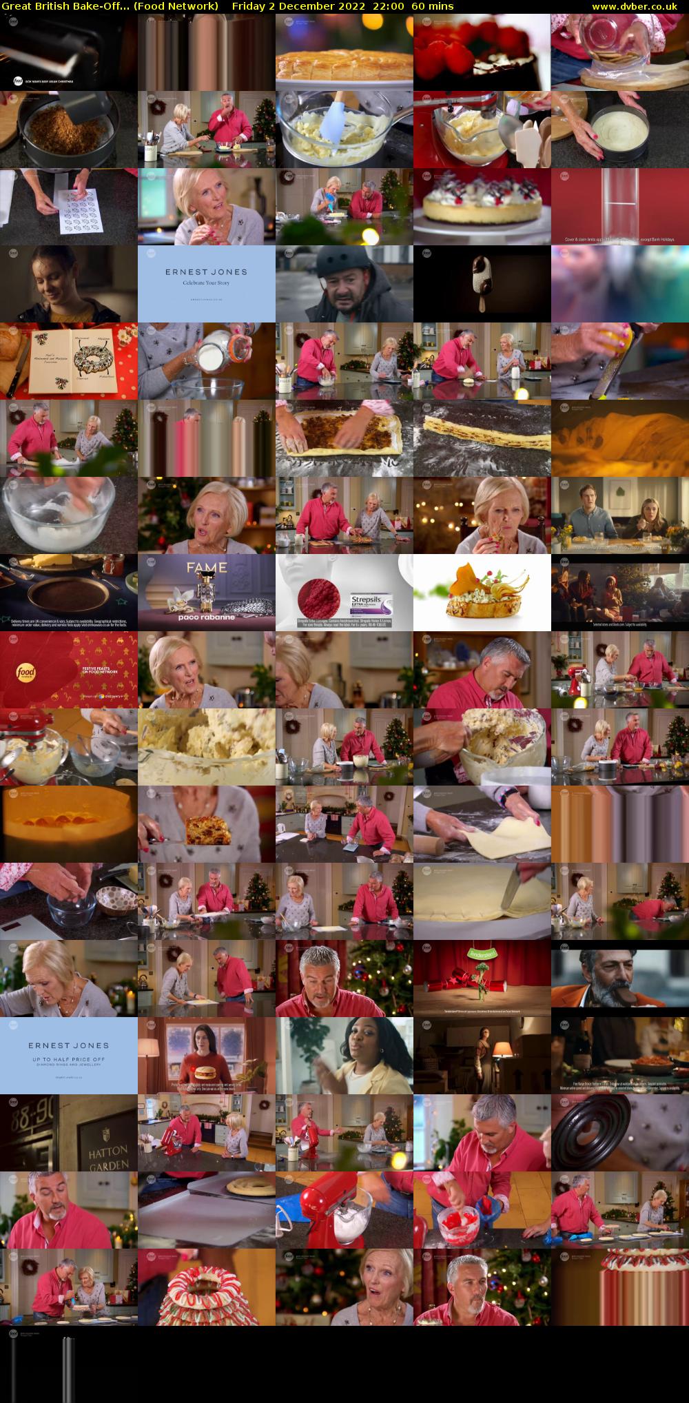 Great British Bake-Off... (Food Network) Friday 2 December 2022 22:00 - 23:00