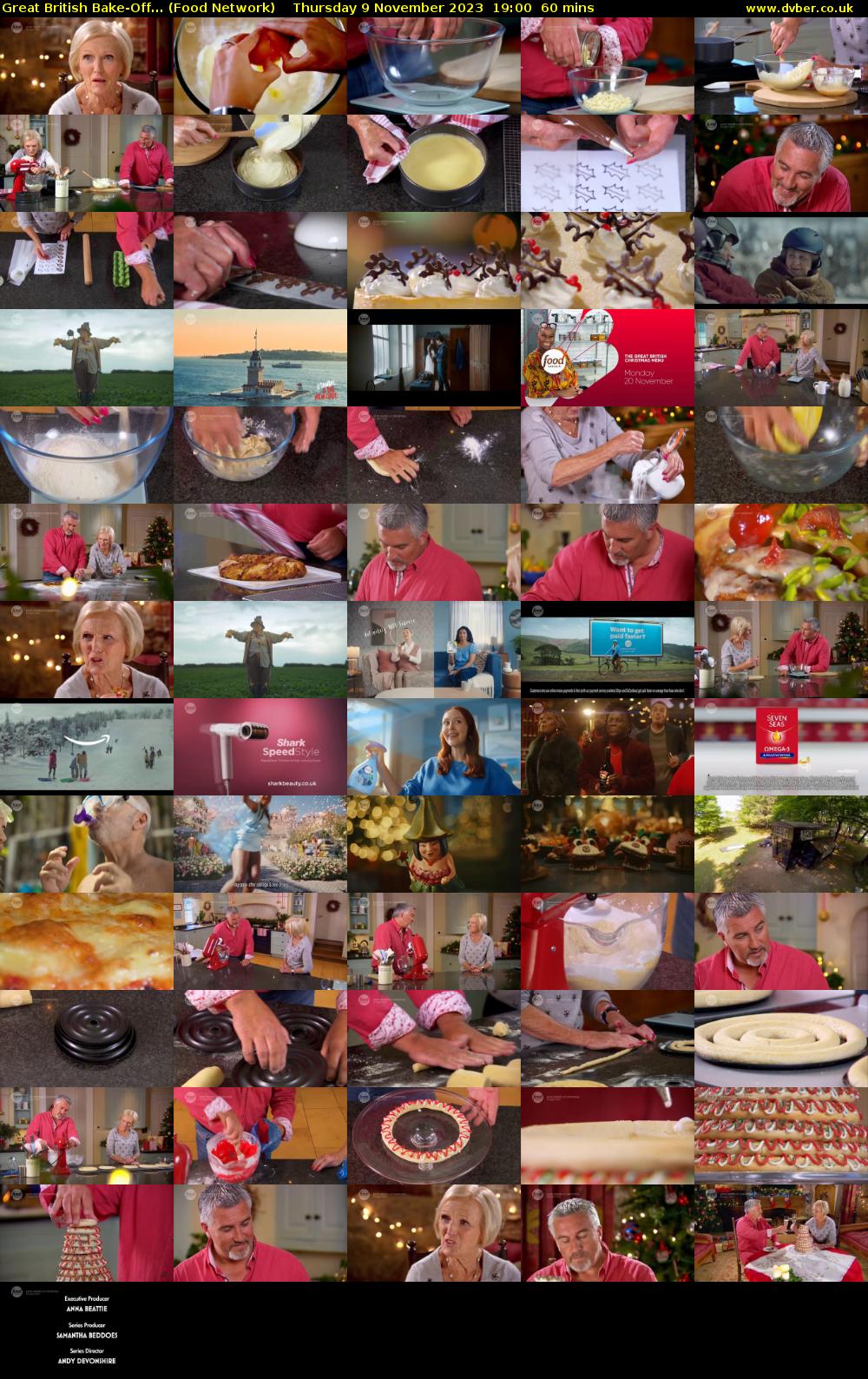 Great British Bake-Off... (Food Network) Thursday 9 November 2023 19:00 - 20:00