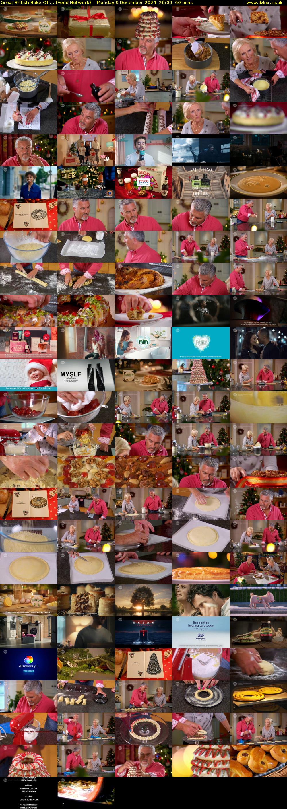 Great British Bake-Off... (Food Network) Monday 9 December 2024 20:00 - 21:00