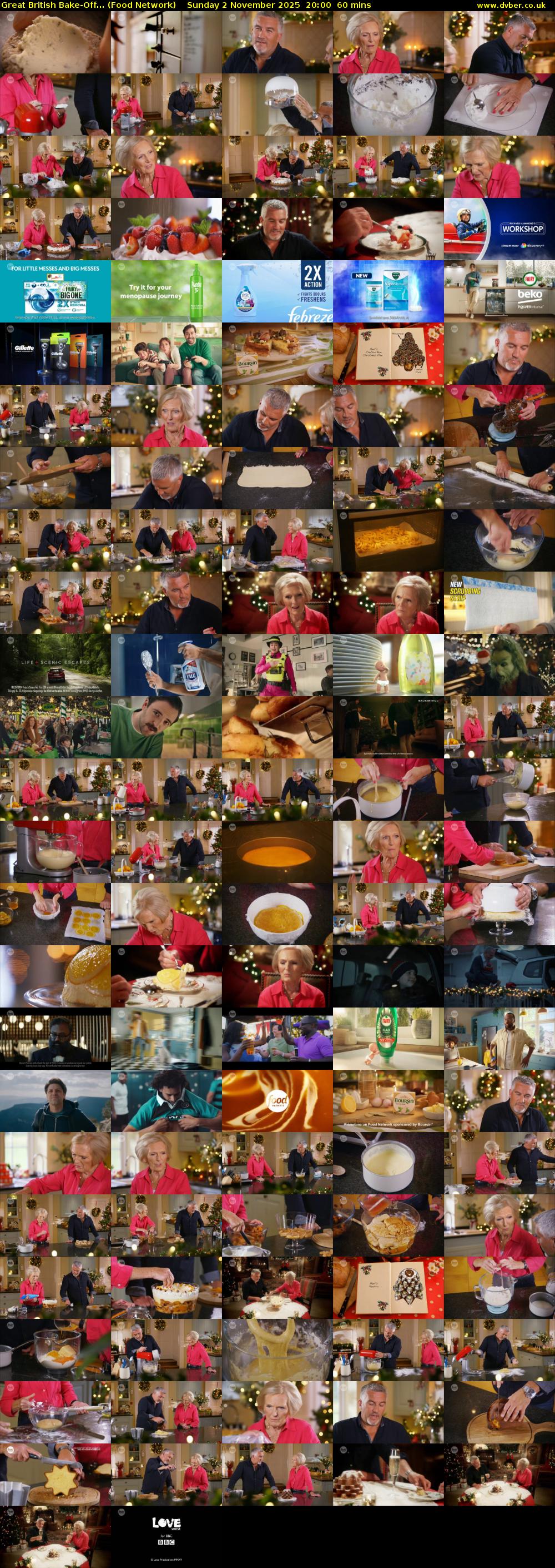 Great British Bake-Off... (Food Network) Sunday 2 November 2025 20:00 - 21:00