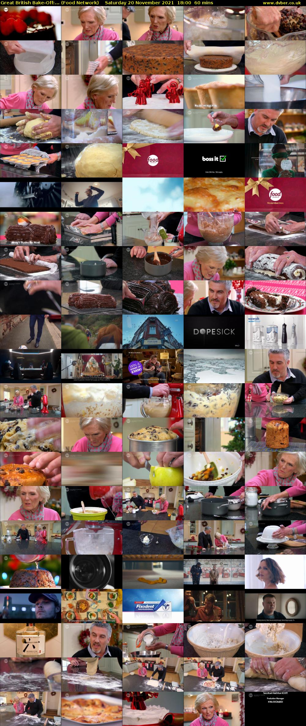 Great British Bake-Off:... (Food Network) Saturday 20 November 2021 18:00 - 19:00