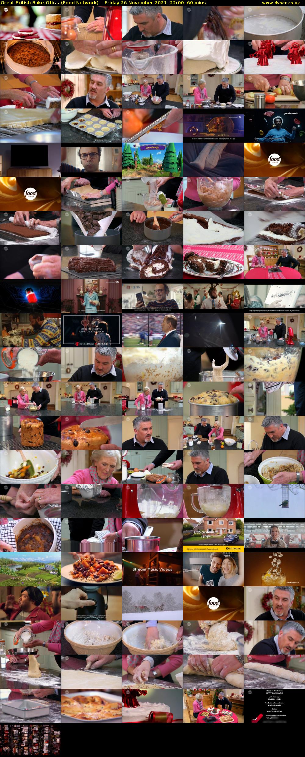 Great British Bake-Off:... (Food Network) Friday 26 November 2021 22:00 - 23:00