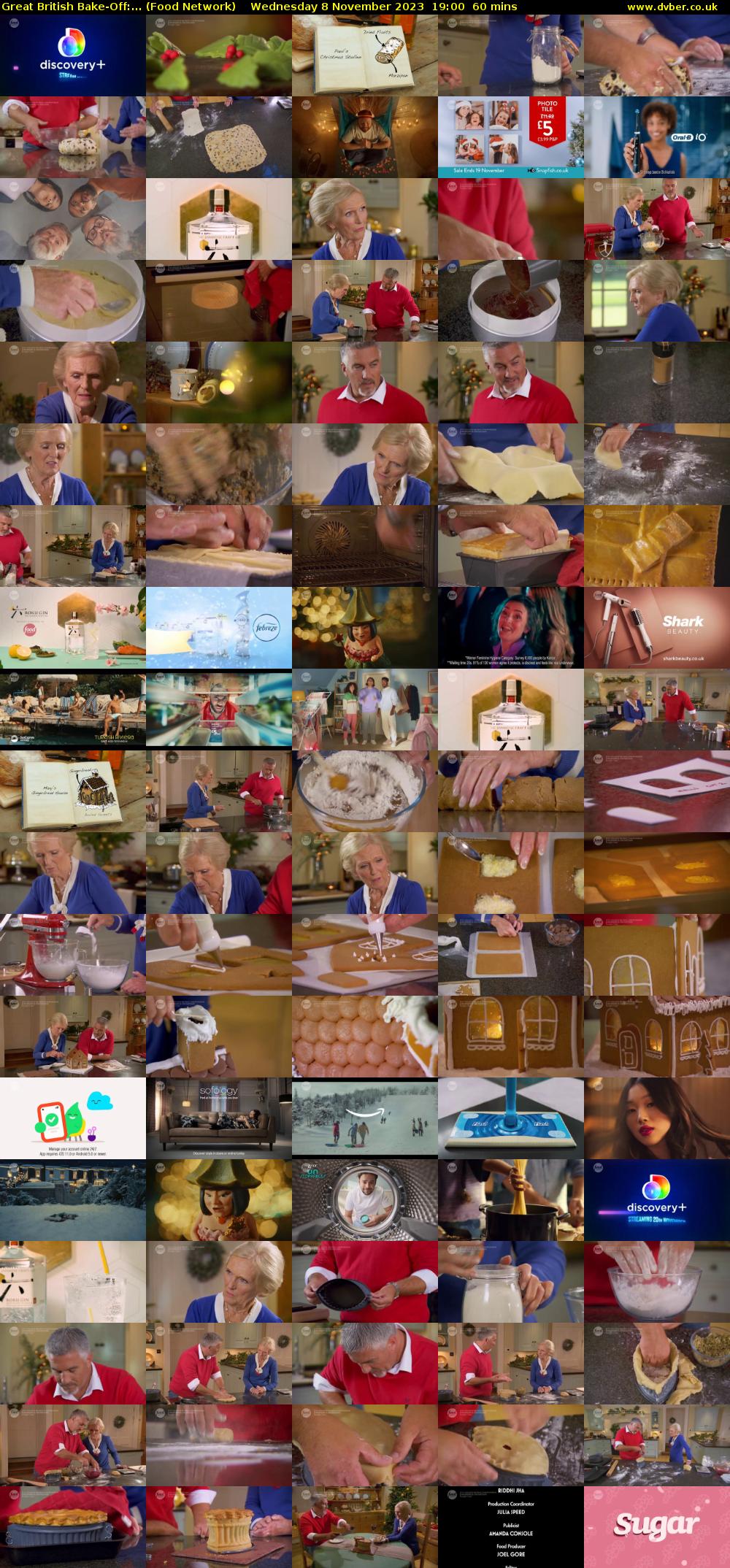 Great British Bake-Off:... (Food Network) Wednesday 8 November 2023 19:00 - 20:00