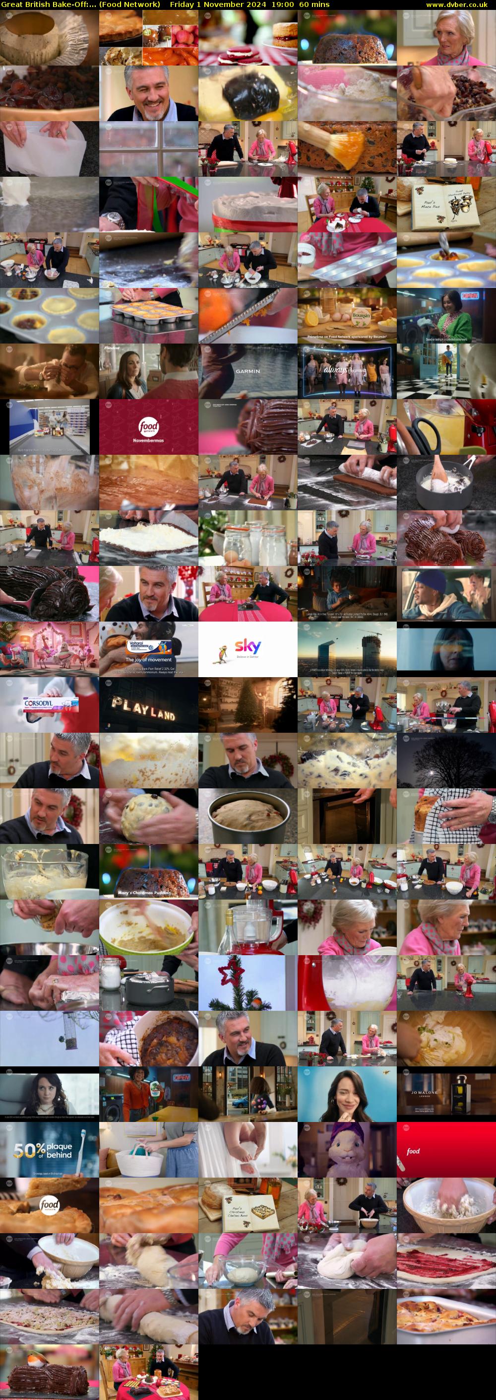 Great British Bake-Off:... (Food Network) Friday 1 November 2024 19:00 - 20:00