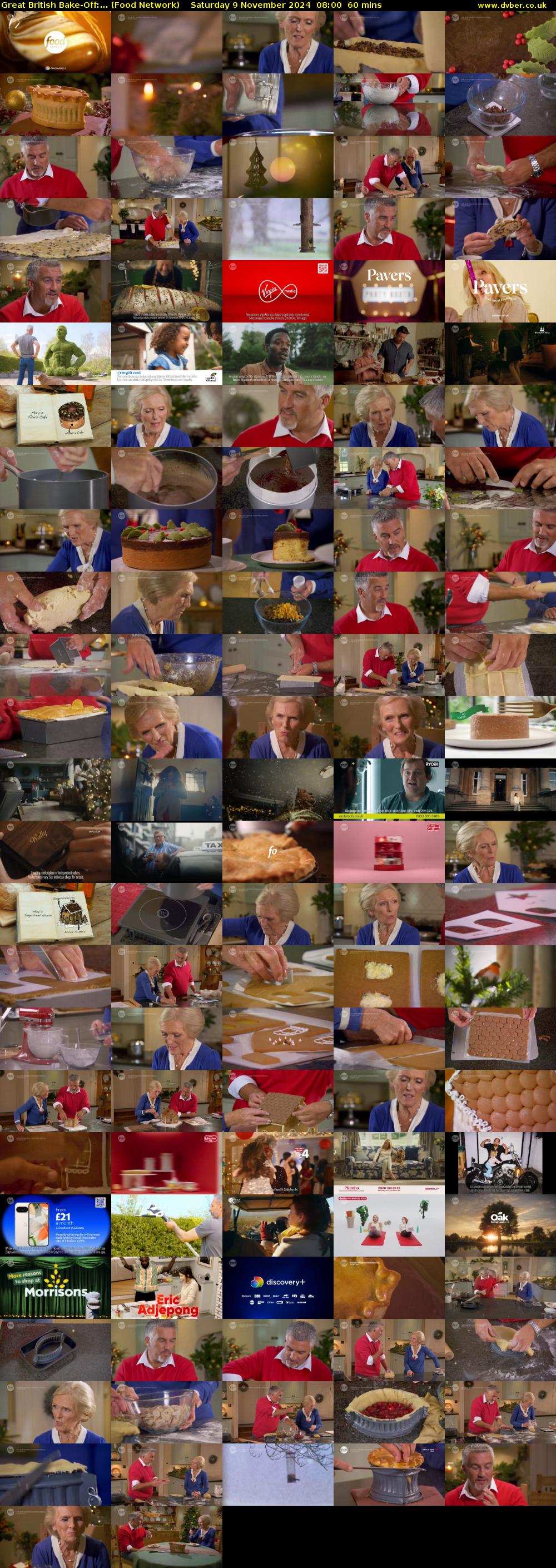 Great British Bake-Off:... (Food Network) Saturday 9 November 2024 08:00 - 09:00