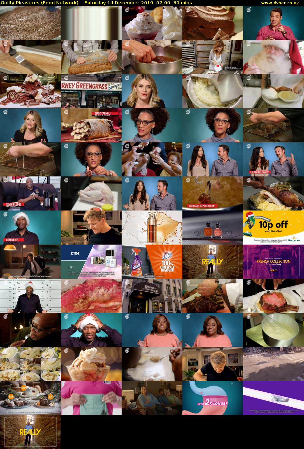 Guilty Pleasures (Food Network) Saturday 14 December 2019 07:00 - 07:30
