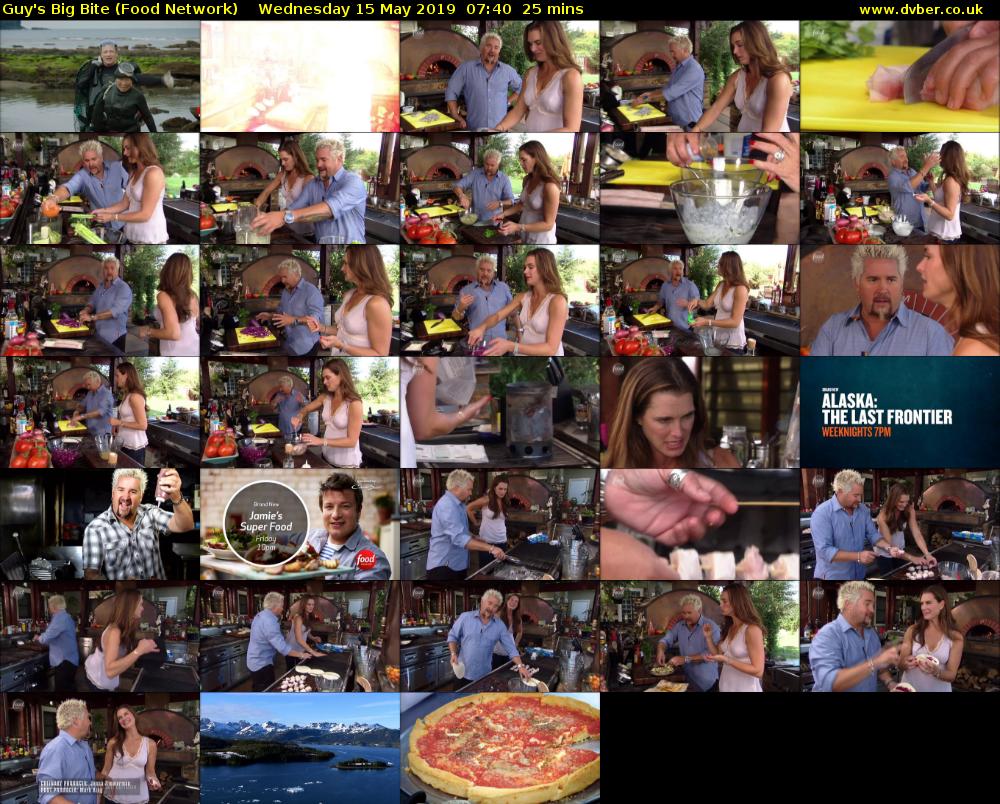 Guy's Big Bite (Food Network) Wednesday 15 May 2019 07:40 - 08:05