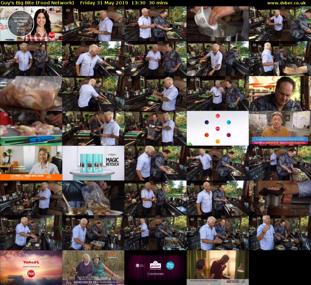 Guy's Big Bite (Food Network) Friday 31 May 2019 13:30 - 14:00