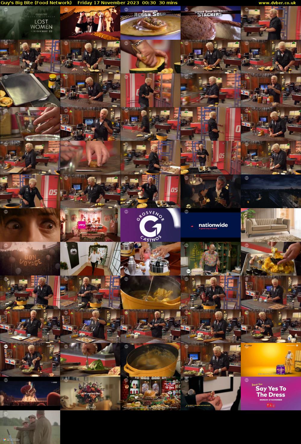 Guy's Big Bite (Food Network) Friday 17 November 2023 00:30 - 01:00