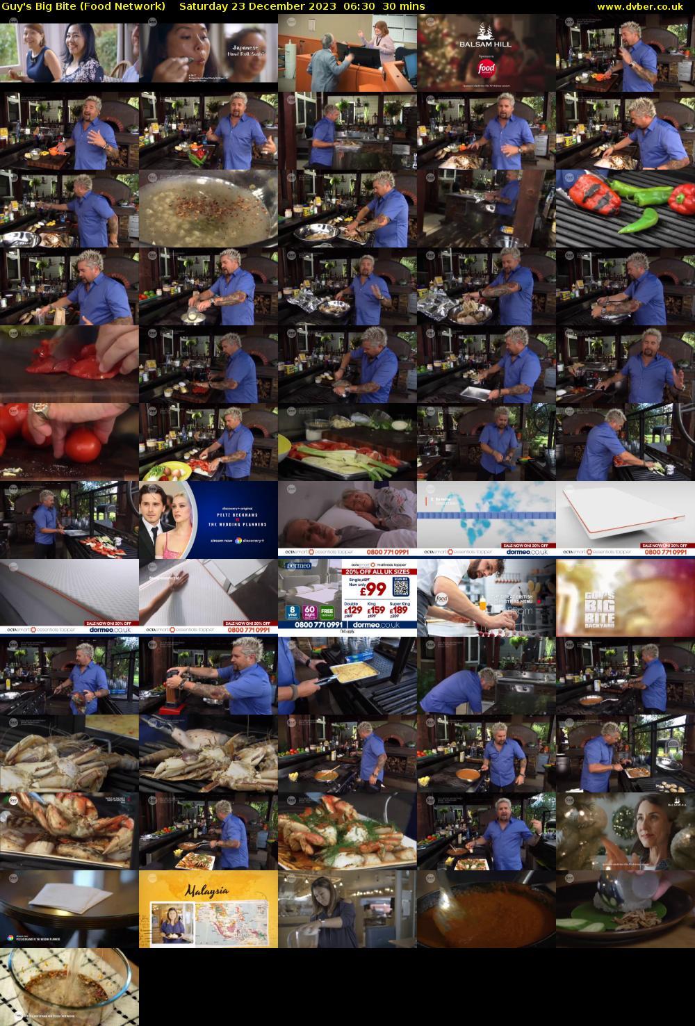 Guy's Big Bite (Food Network) Saturday 23 December 2023 06:30 - 07:00