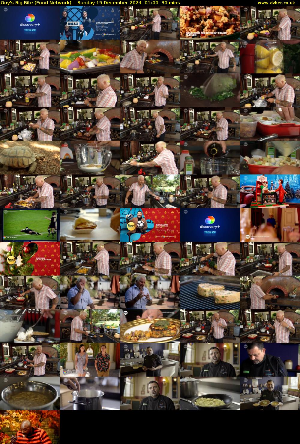 Guy's Big Bite (Food Network) Sunday 15 December 2024 01:00 - 01:30