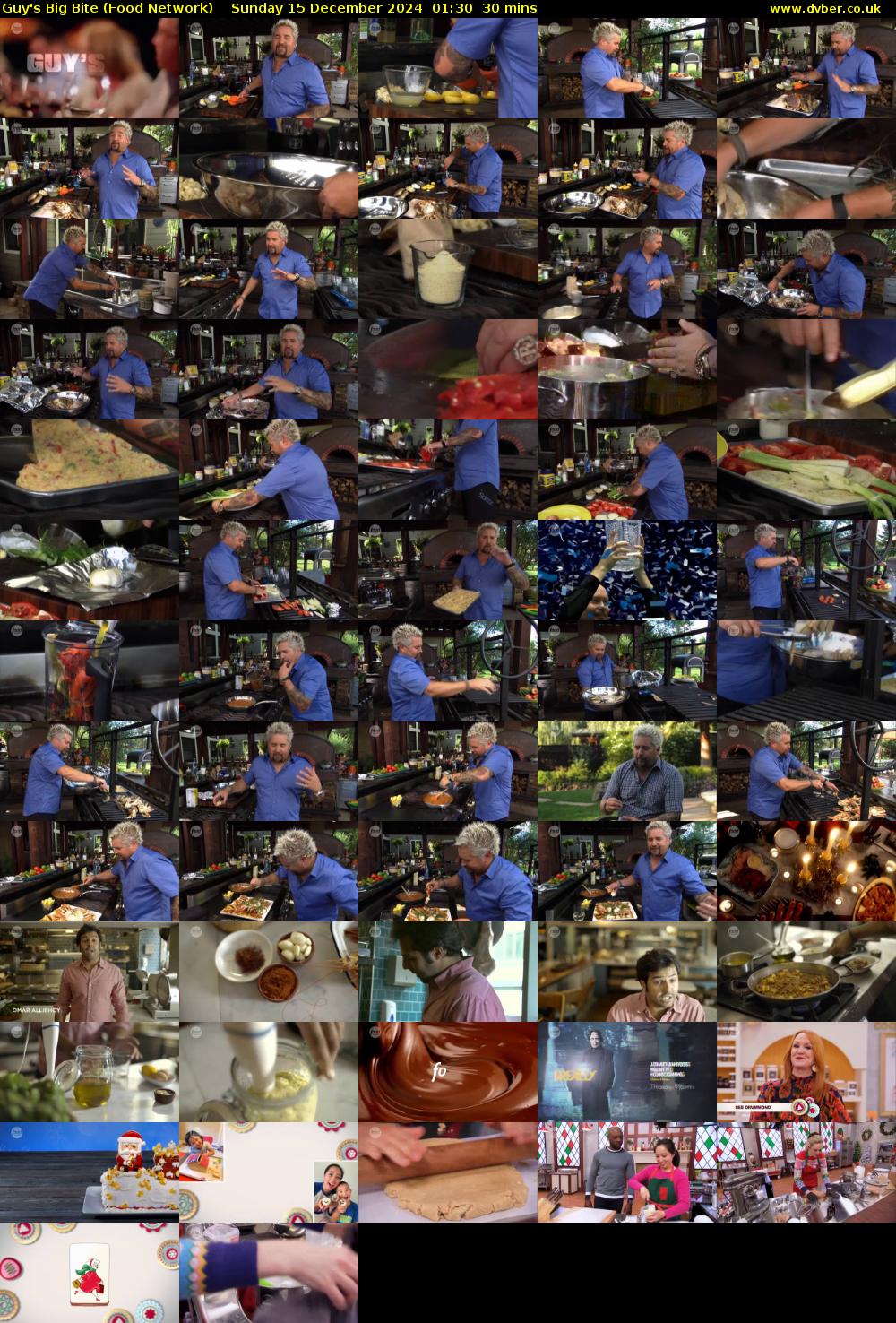 Guy's Big Bite (Food Network) Sunday 15 December 2024 01:30 - 02:00