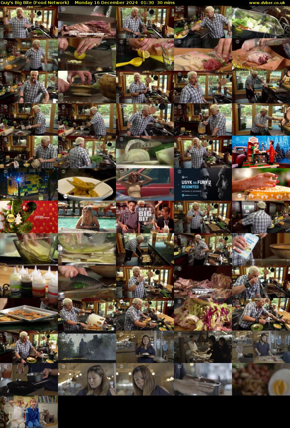 Guy's Big Bite (Food Network) Monday 16 December 2024 01:30 - 02:00