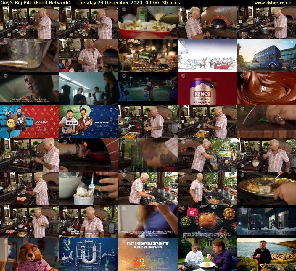 Guy's Big Bite (Food Network) Tuesday 24 December 2024 00:00 - 00:30