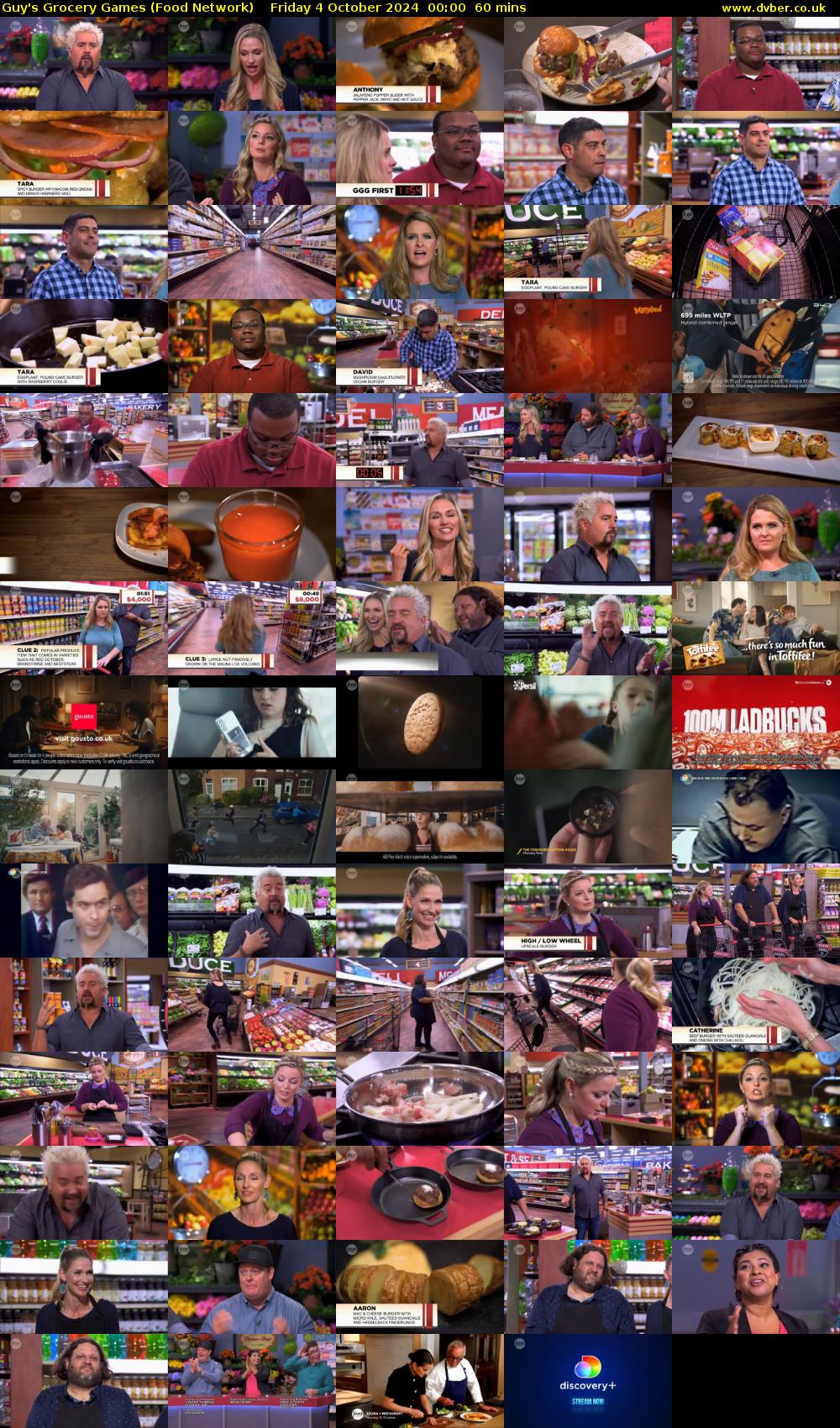 Guy's Grocery Games (Food Network) Friday 4 October 2024 00:00 - 01:00