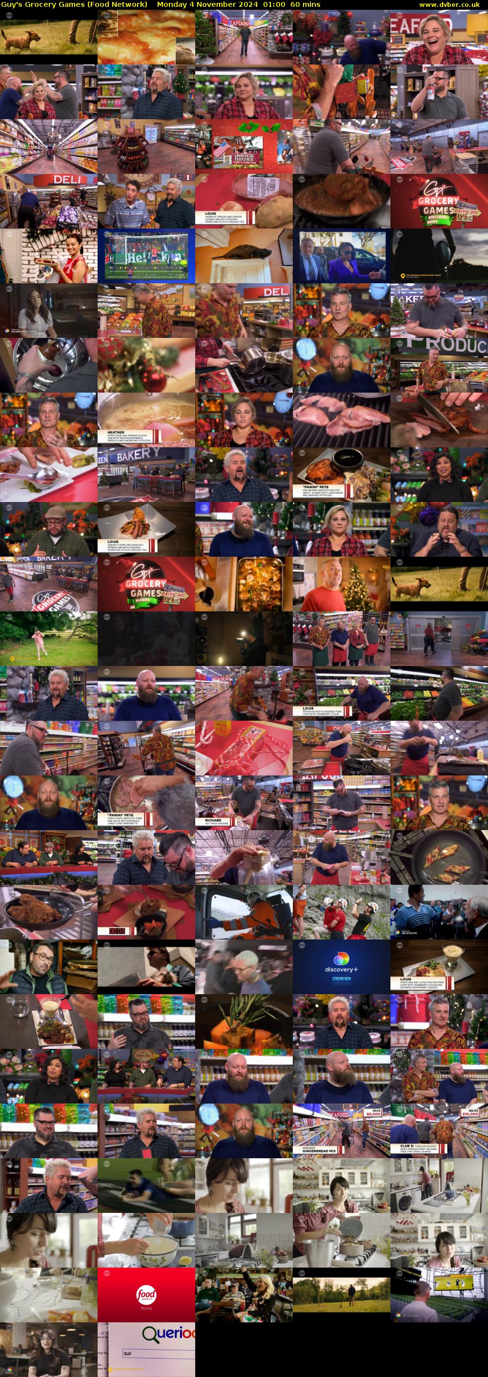 Guy's Grocery Games (Food Network) Monday 4 November 2024 01:00 - 02:00