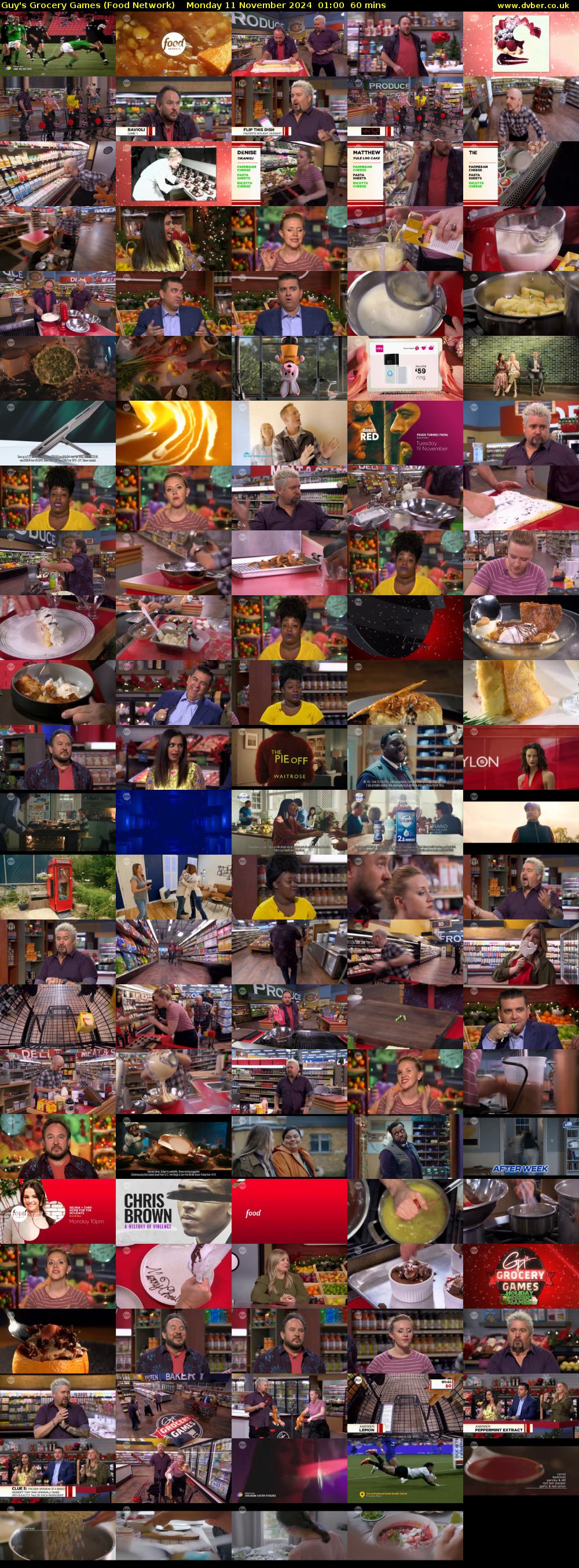 Guy's Grocery Games (Food Network) Monday 11 November 2024 01:00 - 02:00